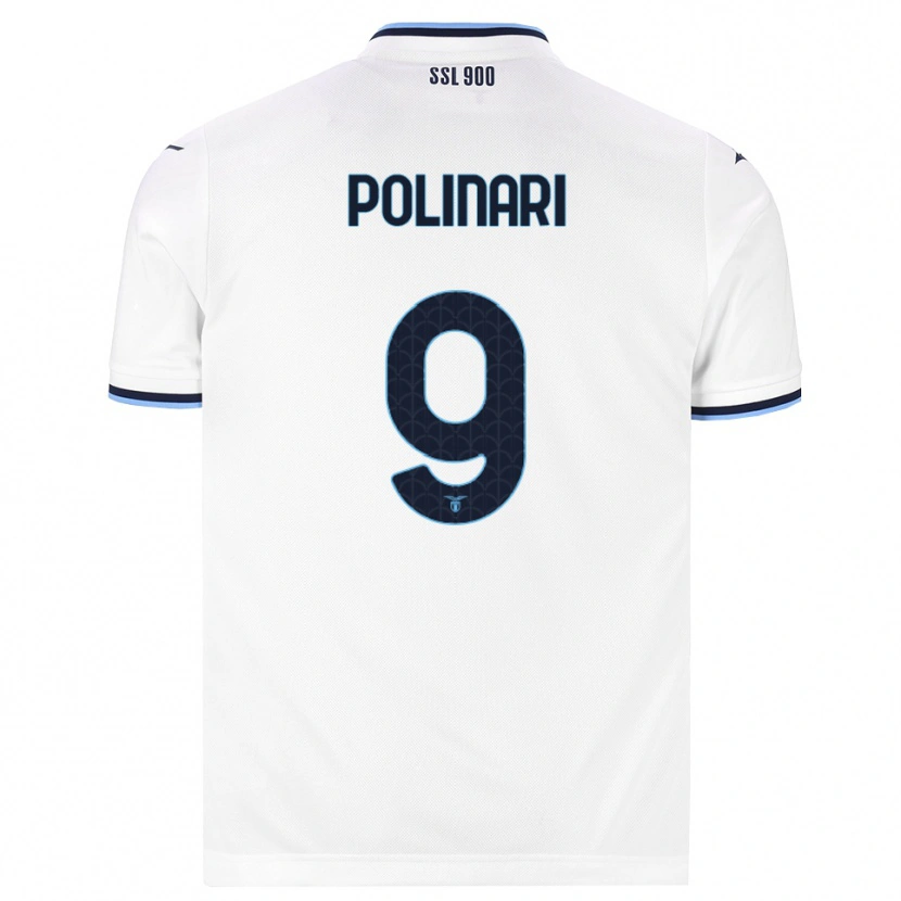 Danxen Mujer Camiseta Fabio Polinari #9 Blanco Azul Marino 2ª Equipación 2026/27 La Camisa