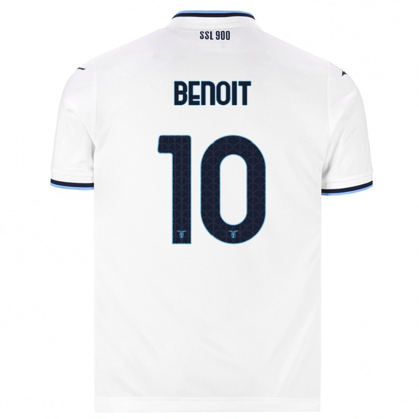 Danxen Mujer Camiseta Alice Benoît #10 Blanco Azul Marino 2ª Equipación 2026/27 La Camisa