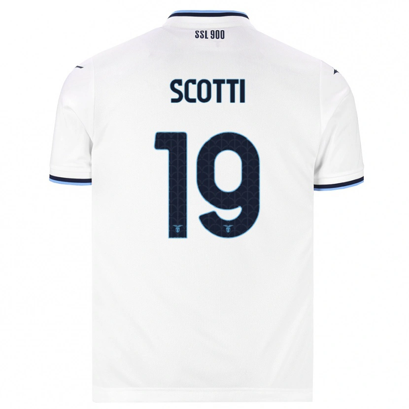 Danxen Mujer Camiseta Asia Scotti #19 Blanco Azul Marino 2ª Equipación 2026/27 La Camisa