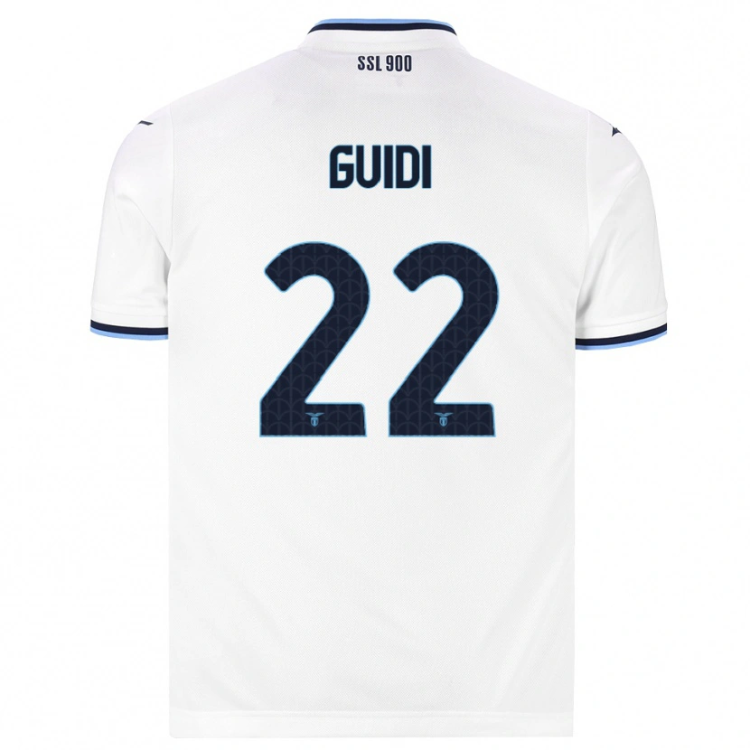 Danxen Mujer Camiseta Emma Guidi #22 Blanco Azul Marino 2ª Equipación 2026/27 La Camisa