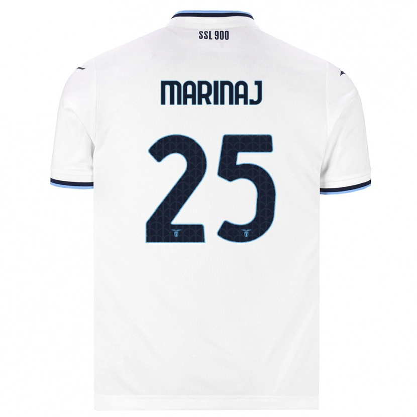 Danxen Mujer Camiseta Kledi Marinaj #25 Blanco Azul Marino 2ª Equipación 2026/27 La Camisa