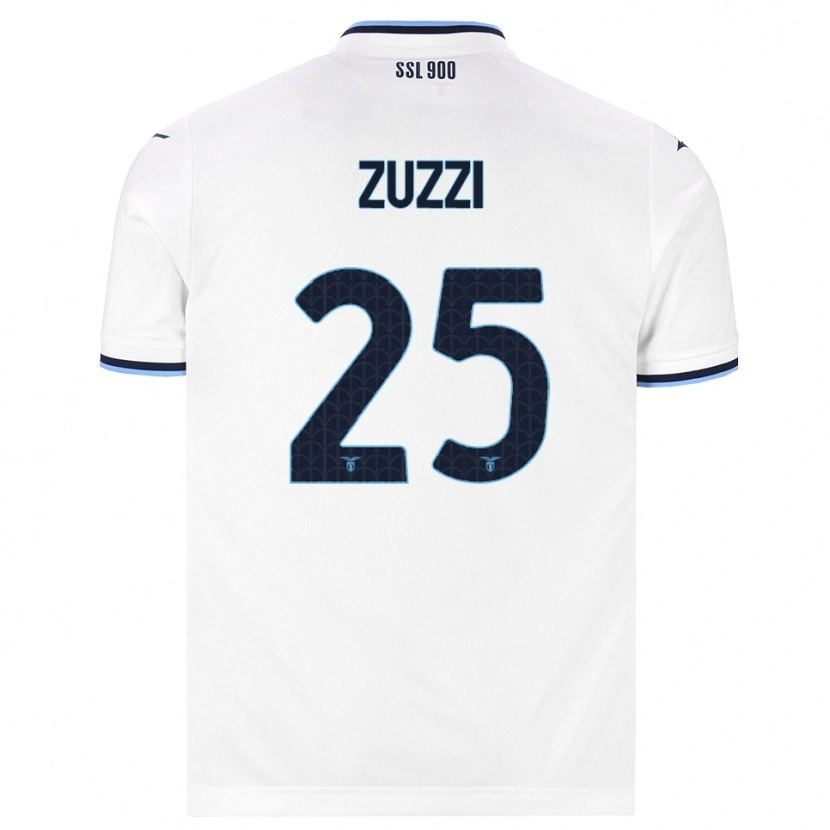 Danxen Mujer Camiseta Giorgia Zuzzi #25 Blanco Azul Marino 2ª Equipación 2026/27 La Camisa