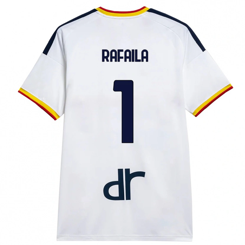 Danxen Mujer Camiseta Vlad Răfăilă #1 Blanco Amarillo Rojo 2ª Equipación 2026/27 La Camisa
