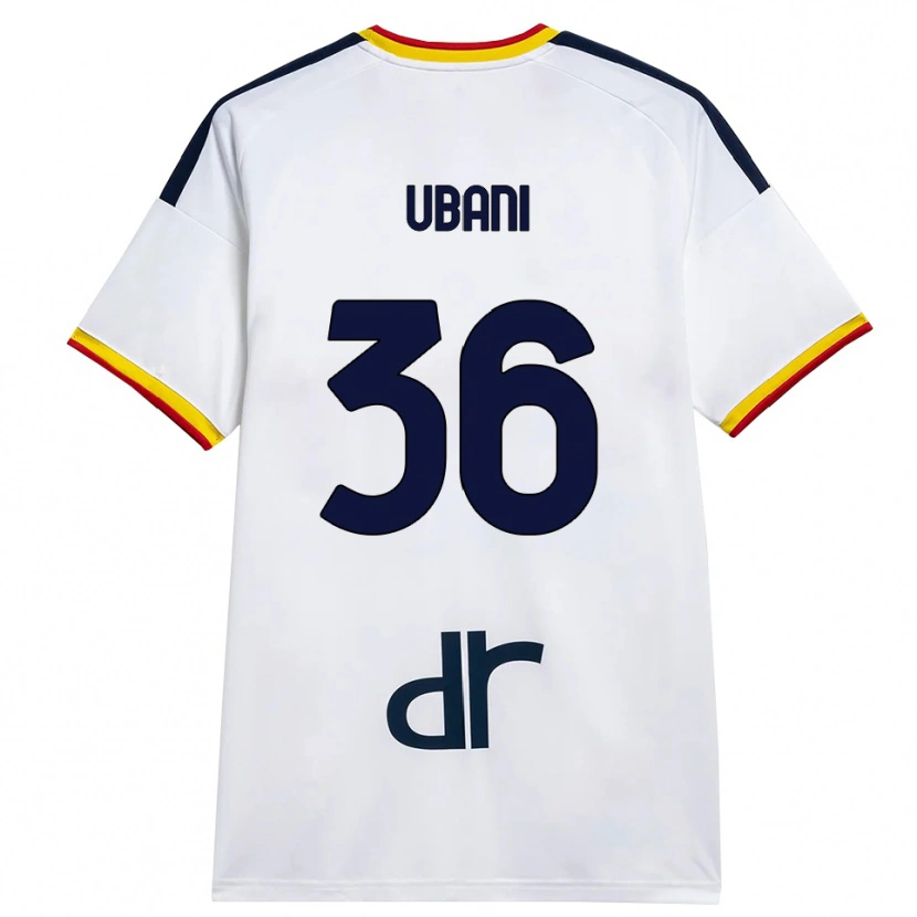 Danxen Mujer Camiseta Marlon Ubani #36 Blanco Amarillo Rojo 2ª Equipación 2026/27 La Camisa