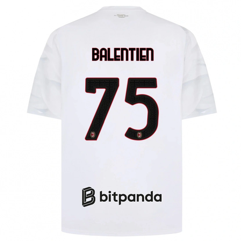Danxen Mujer Camiseta Cheveyo Balentien #75 Blanco Rojo Negro 2ª Equipación 2026/27 La Camisa