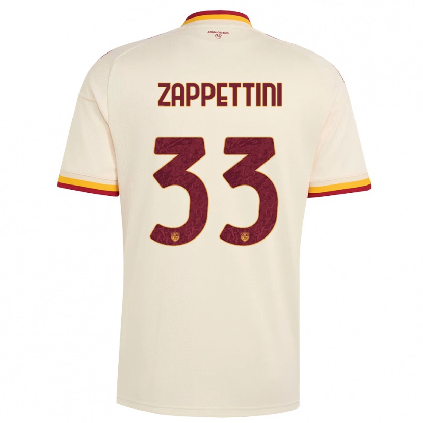 Danxen Mujer Camiseta Sara Zappettini #33 Champán Rojo Amarillo 2ª Equipación 2026/27 La Camisa