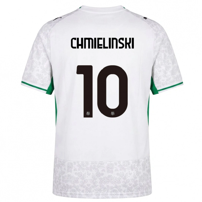 Danxen Mujer Camiseta Gina Maria Chmielinski #10 Blanco Negro Verde 2ª Equipación 2026/27 La Camisa