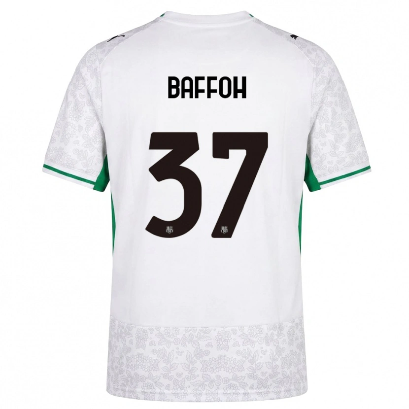 Danxen Mujer Camiseta Jeffrey Baffoh #37 Blanco Negro Verde 2ª Equipación 2026/27 La Camisa