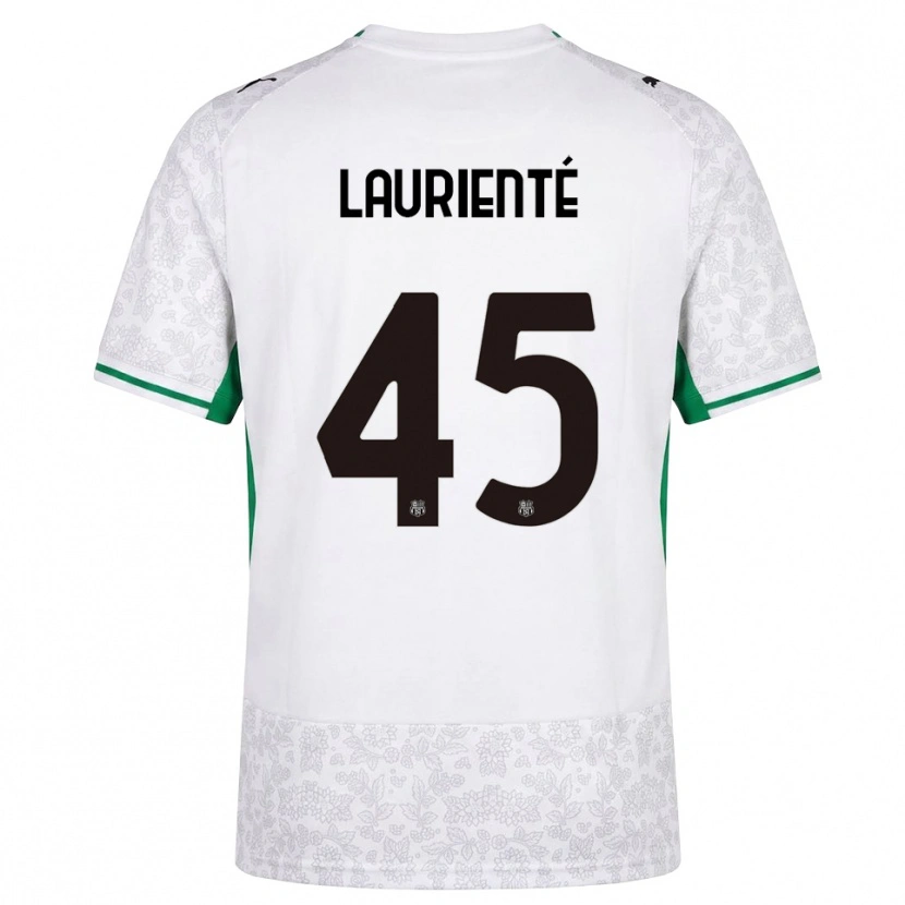Danxen Mujer Camiseta Armand Laurienté #45 Blanco Negro Verde 2ª Equipación 2026/27 La Camisa