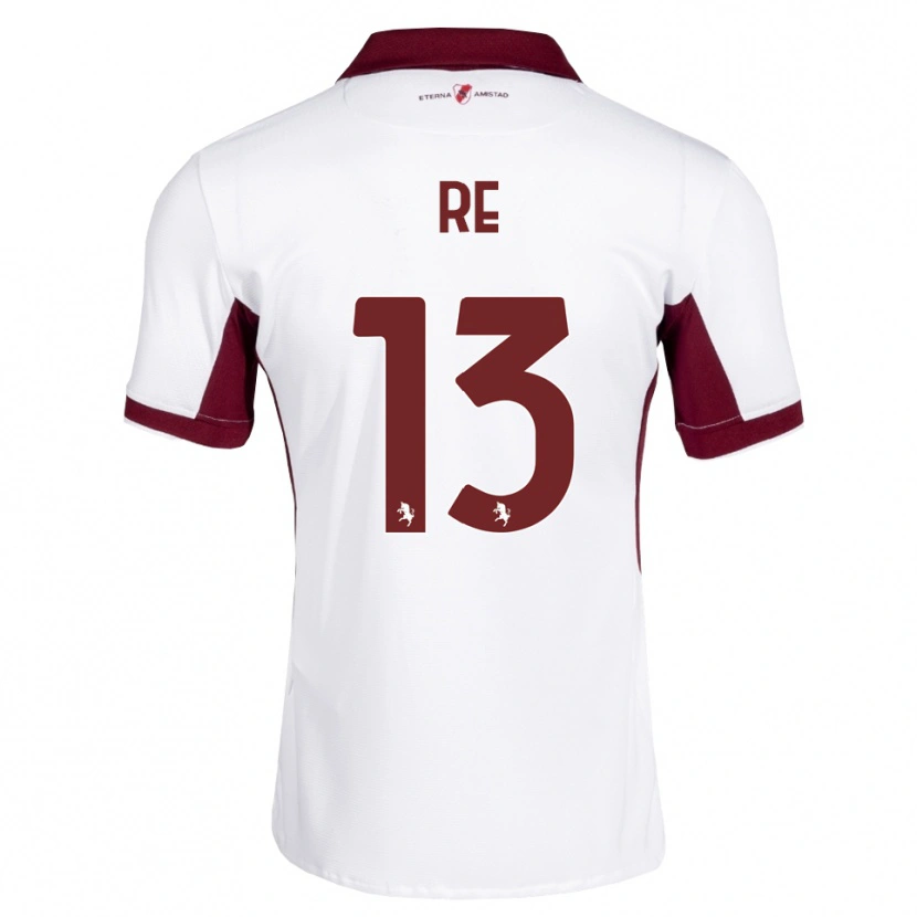 Danxen Mujer Camiseta Martino Re #13 Burdeos Blanco Rojo 2ª Equipación 2026/27 La Camisa