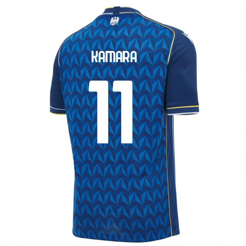 Danxen Mujer Camiseta Hassane Kamara #11 Azul Real Blanco Azul 2ª Equipación 2026/27 La Camisa