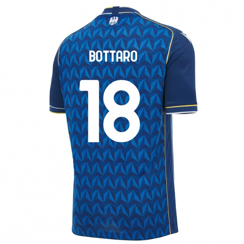 Danxen Mujer Camiseta Leonardo Bottaro #18 Azul Real Blanco Azul 2ª Equipación 2026/27 La Camisa