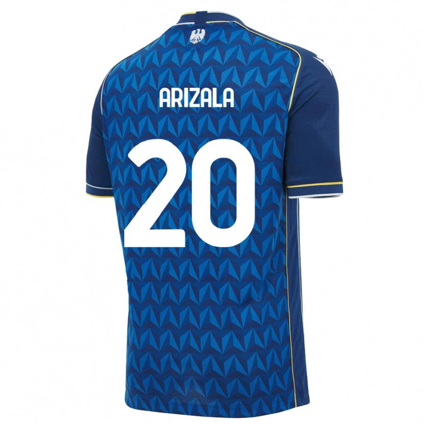 Danxen Mujer Camiseta Juan Arizala #20 Azul Real Blanco Azul 2ª Equipación 2026/27 La Camisa