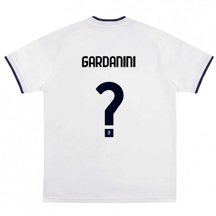 Danxen Mujer Camiseta Gabriele Gardanini #0 Blanco Rojo Azul Real 2ª Equipación 2026/27 La Camisa
