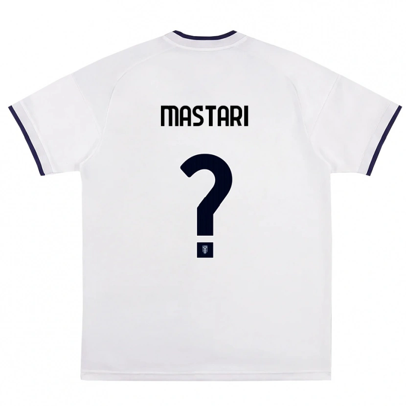 Danxen Mujer Camiseta Riyad Mastari #0 Blanco Rojo Azul Real 2ª Equipación 2026/27 La Camisa