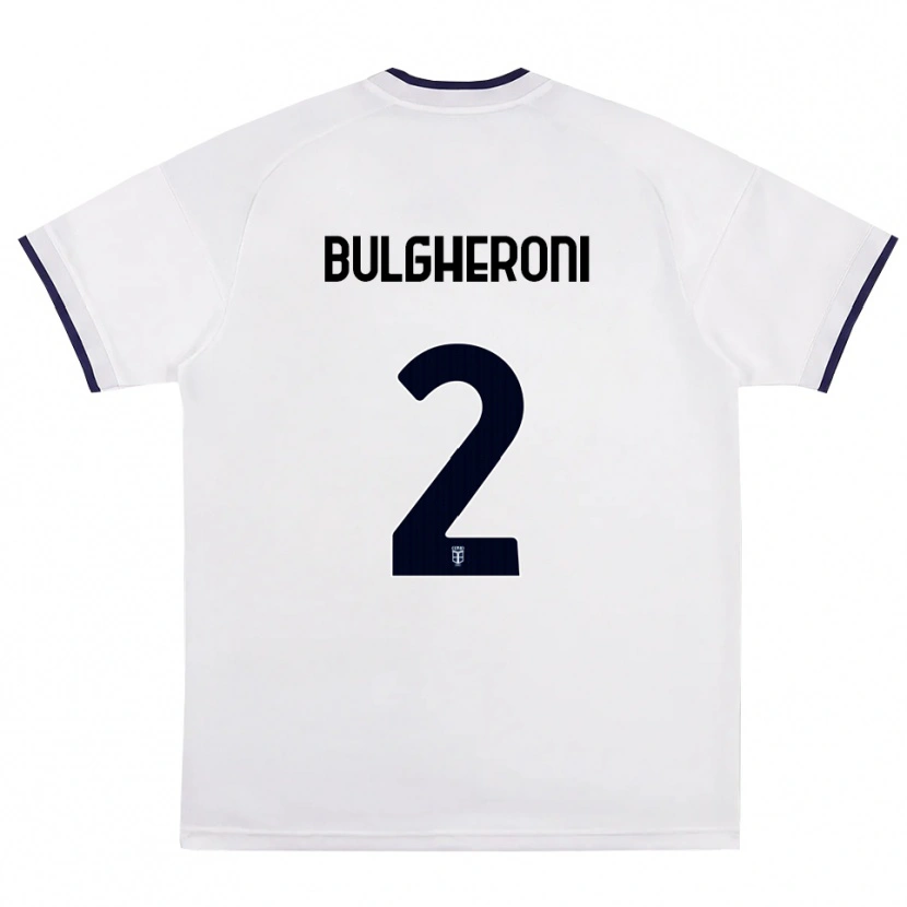 Danxen Mujer Camiseta Italo Bulgheroni #2 Blanco Rojo Azul Real 2ª Equipación 2026/27 La Camisa