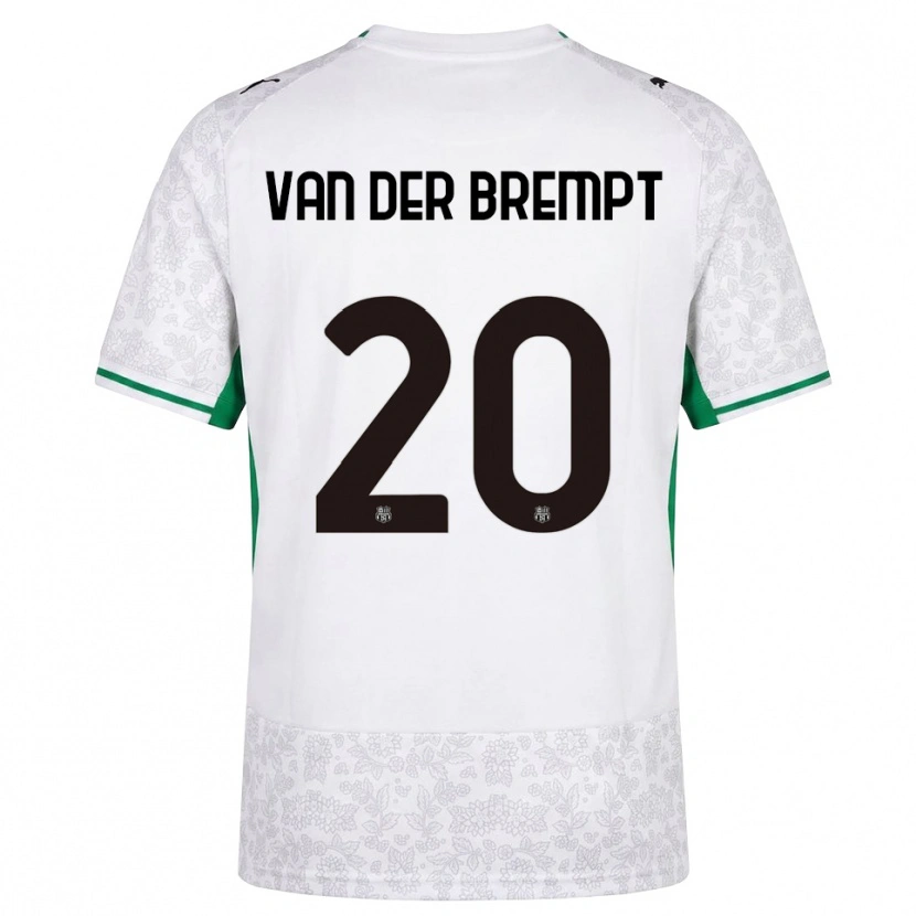 Danxen Mujer Camiseta Ignace Van Der Brempt #20 Blanco Negro Verde 2ª Equipación 2026/27 La Camisa