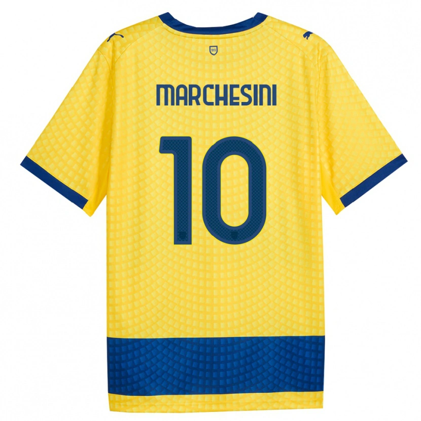 Danxen Mujer Camiseta Cosimo Marchesini #10 Amarillo Azul Negro 2ª Equipación 2026/27 La Camisa