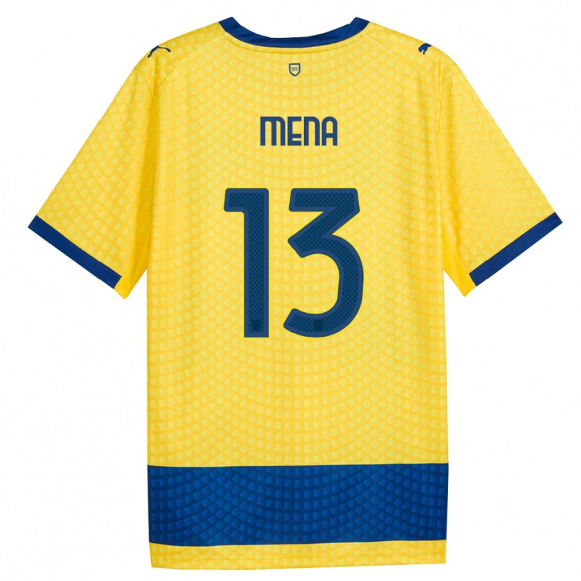 Danxen Mujer Camiseta Marlon Mena #13 Amarillo Azul Negro 2ª Equipación 2026/27 La Camisa
