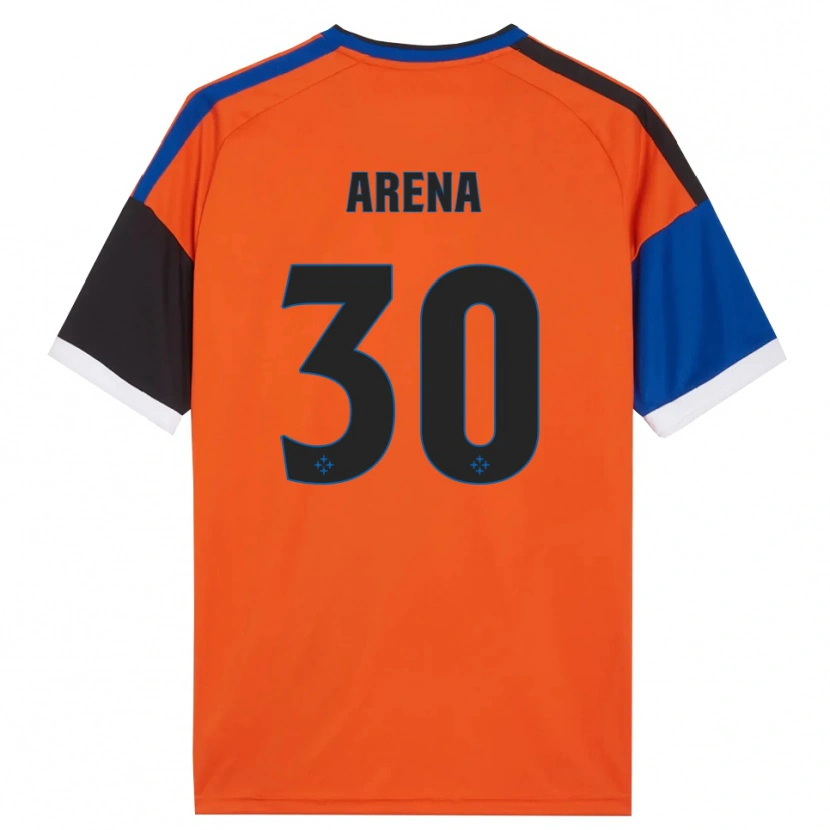 Danxen Mujer Camiseta Alessandro Arena #30 Naranja Azul Negro Blanco 2ª Equipación 2026/27 La Camisa