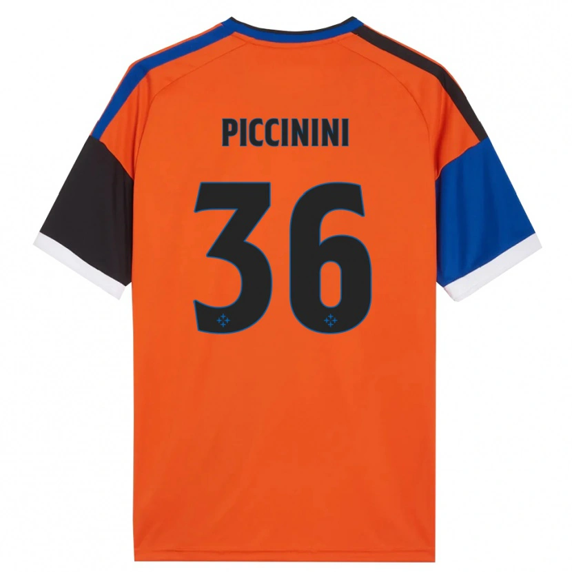 Danxen Mujer Camiseta Gabriele Piccinini #36 Naranja Azul Negro Blanco 2ª Equipación 2026/27 La Camisa