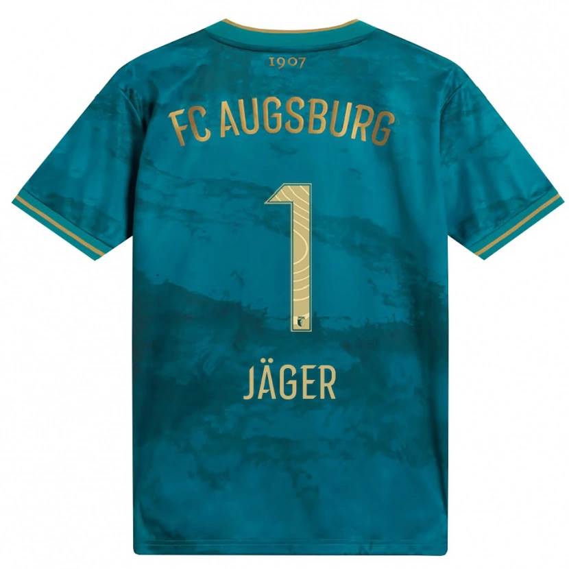 Danxen Mujer Camiseta Tobias Jäger #1 Verde Marrón 2ª Equipación 2026/27 La Camisa