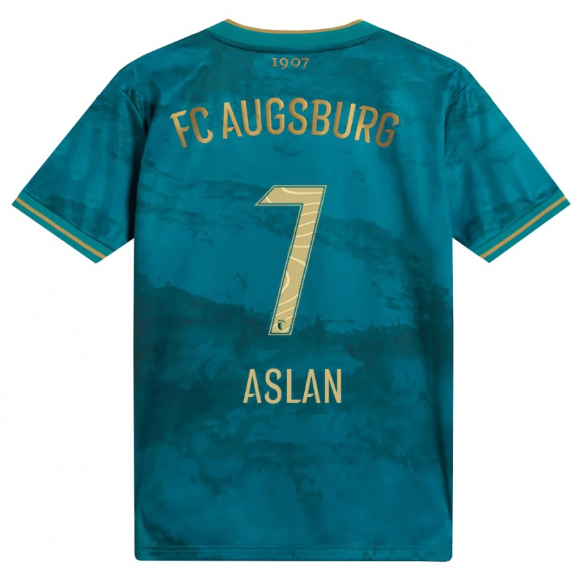 Danxen Mujer Camiseta Berkay Aslan #7 Verde Marrón 2ª Equipación 2026/27 La Camisa