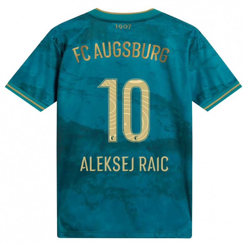 Danxen Mujer Camiseta Neven Aleksej Raic #10 Verde Marrón 2ª Equipación 2026/27 La Camisa