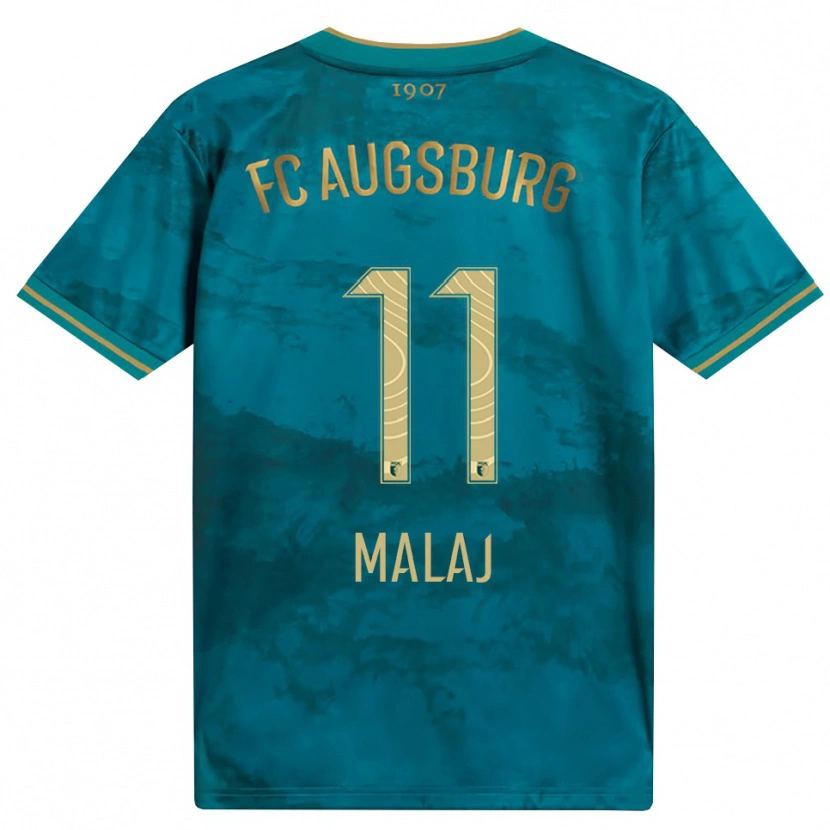 Danxen Mujer Camiseta Aris Malaj #11 Verde Marrón 2ª Equipación 2026/27 La Camisa