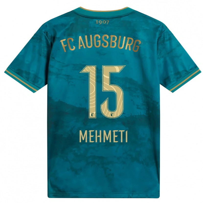 Danxen Mujer Camiseta Bleona Mehmeti #15 Verde Marrón 2ª Equipación 2026/27 La Camisa