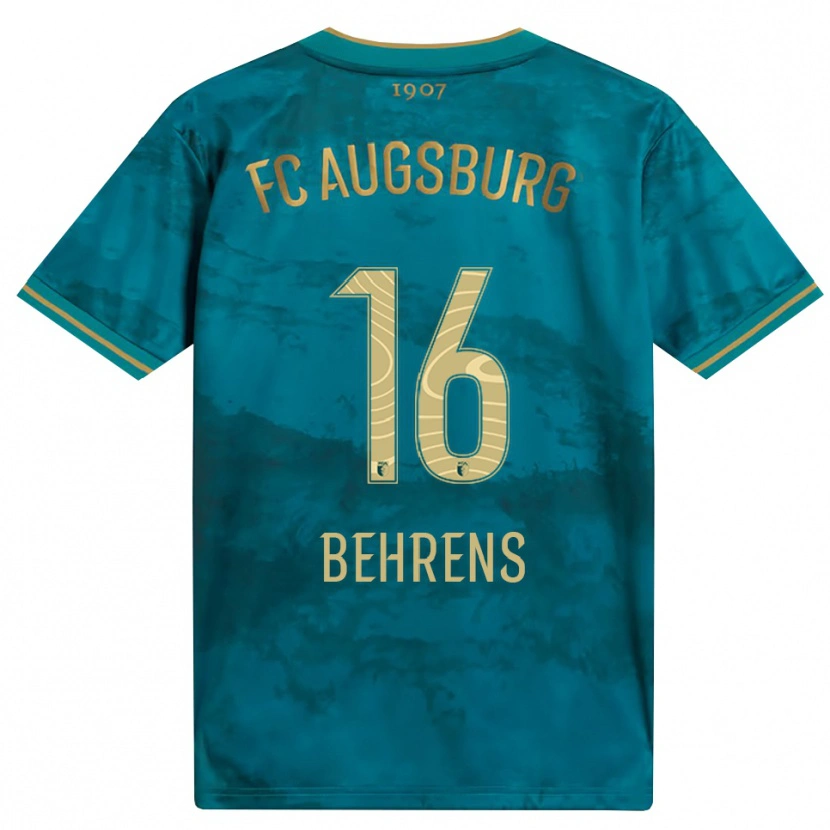 Danxen Mujer Camiseta Hennes Behrens #16 Verde Marrón 2ª Equipación 2026/27 La Camisa