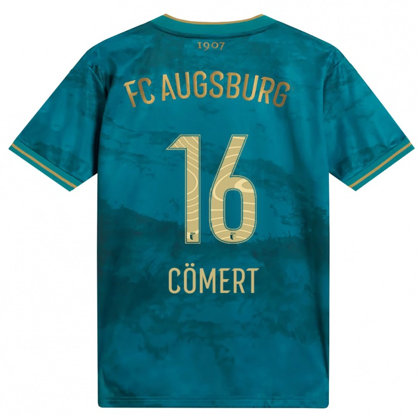 Danxen Mujer Camiseta Devin Cömert #16 Verde Marrón 2ª Equipación 2026/27 La Camisa