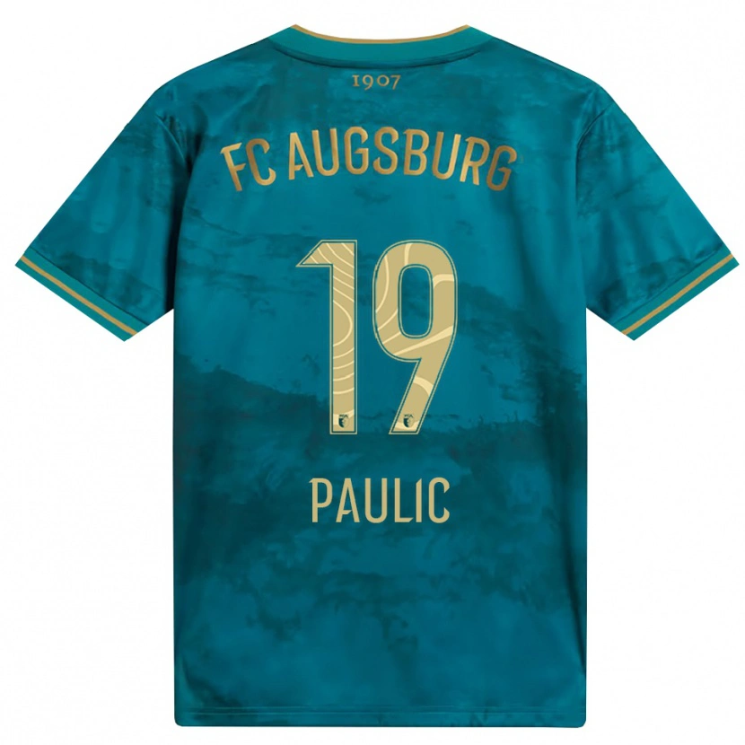 Danxen Mujer Camiseta Anthony Paulic #19 Verde Marrón 2ª Equipación 2026/27 La Camisa