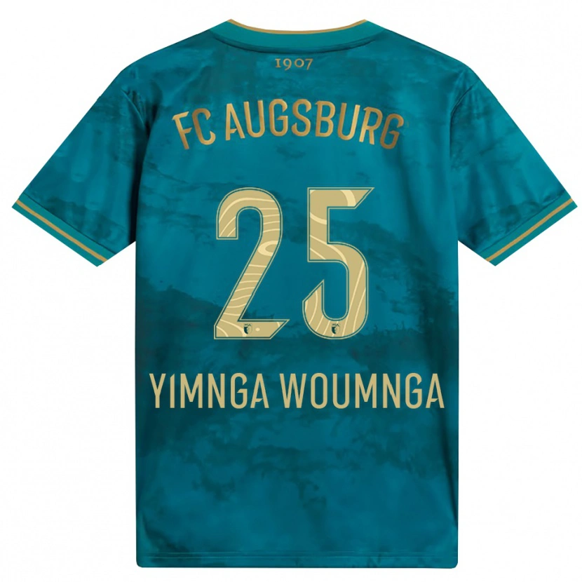 Danxen Mujer Camiseta Batkam Yimnga Woumnga #25 Verde Marrón 2ª Equipación 2026/27 La Camisa