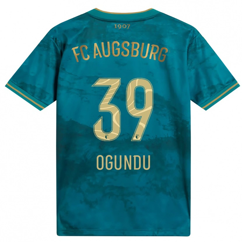 Danxen Mujer Camiseta Uchenna Ogundu #39 Verde Marrón 2ª Equipación 2026/27 La Camisa