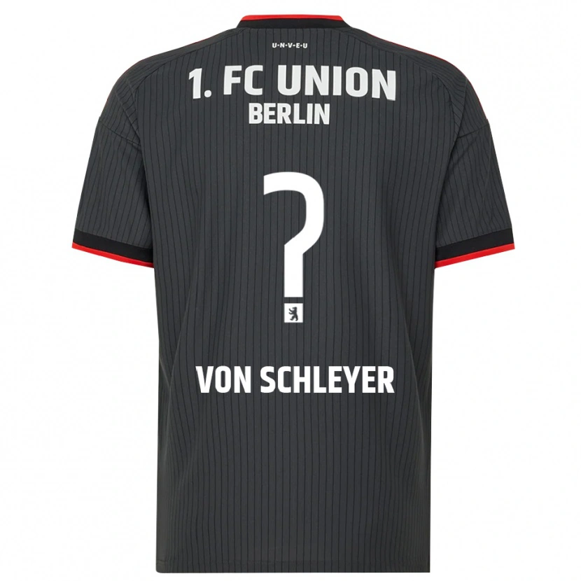 Danxen Mujer Camiseta Leopold Von Schleyer #0 Negro Blanco Rojo 2ª Equipación 2026/27 La Camisa