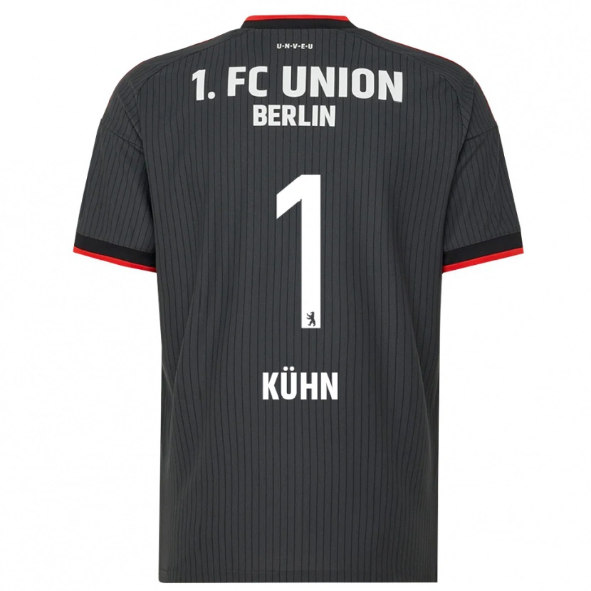 Danxen Mujer Camiseta Samuel Kühn #1 Negro Blanco Rojo 2ª Equipación 2026/27 La Camisa
