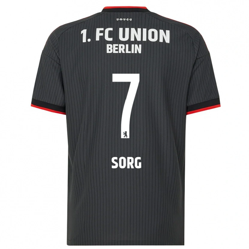 Danxen Mujer Camiseta Leonard Sorg #7 Negro Blanco Rojo 2ª Equipación 2026/27 La Camisa