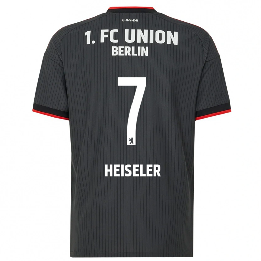 Danxen Mujer Camiseta Lisa Heiseler #7 Negro Blanco Rojo 2ª Equipación 2026/27 La Camisa