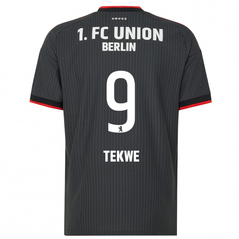 Danxen Mujer Camiseta Harry Tekwe #9 Negro Blanco Rojo 2ª Equipación 2026/27 La Camisa
