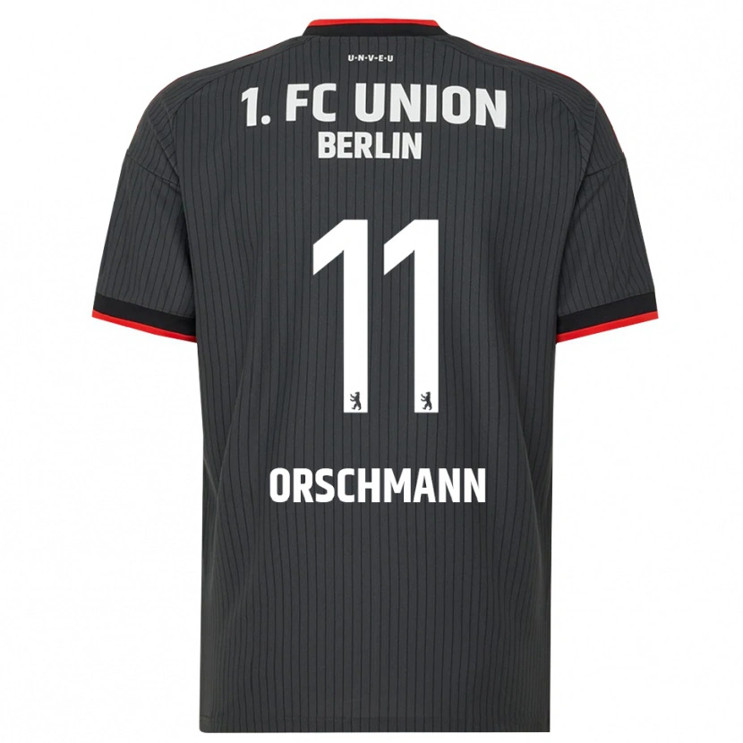 Danxen Mujer Camiseta Dina Orschmann #11 Negro Blanco Rojo 2ª Equipación 2026/27 La Camisa