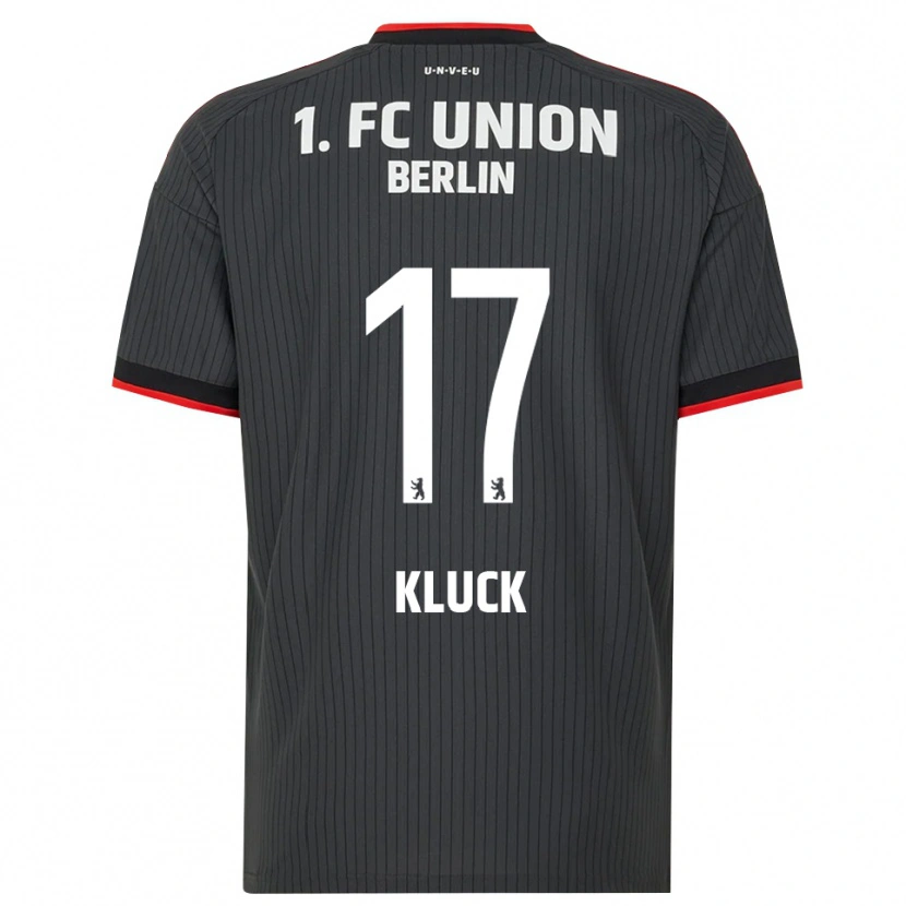 Danxen Mujer Camiseta Pierre Kluck #17 Negro Blanco Rojo 2ª Equipación 2026/27 La Camisa