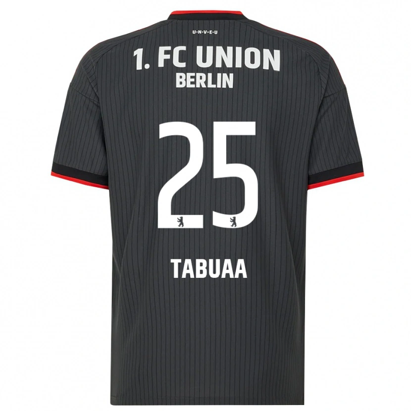 Danxen Mujer Camiseta Stephen Tabuaa #25 Negro Blanco Rojo 2ª Equipación 2026/27 La Camisa