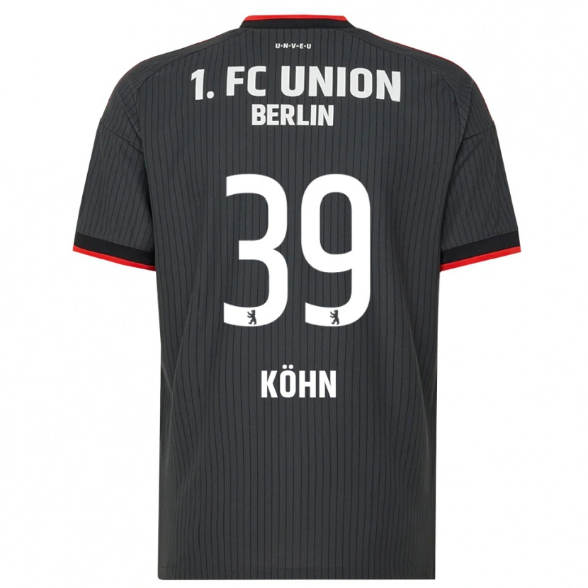Danxen Mujer Camiseta Derrick Köhn #39 Negro Blanco Rojo 2ª Equipación 2026/27 La Camisa