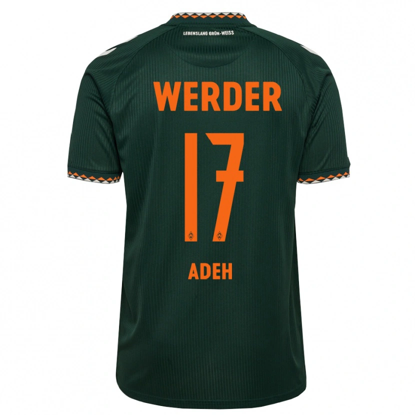 Danxen Mujer Camiseta Bob-Ignatius Adeh #17 Verde Oscuro Naranja Blanco 2ª Equipación 2026/27 La Camisa