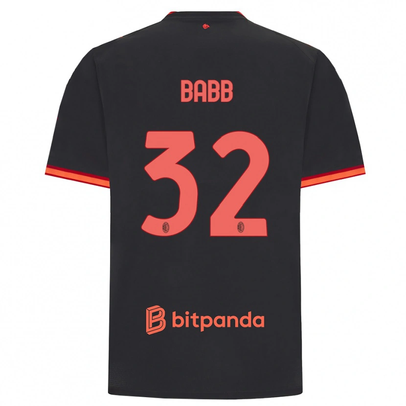 Danxen Mujer Camiseta Selena Delia Babb #32 Rojo Negro Equipación Tercera 2026/27 La Camisa