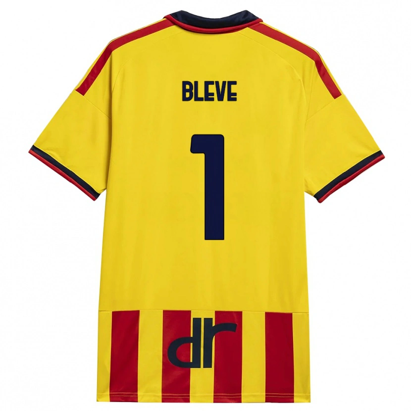 Danxen Mujer Camiseta Marco Bleve #1 Amarillo Rojo 1ª Equipación 2026/27 La Camisa