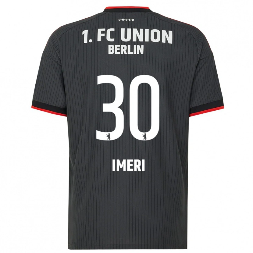 Danxen Mujer Camiseta Kastriot Imeri #30 Negro Blanco Rojo 2ª Equipación 2026/27 La Camisa