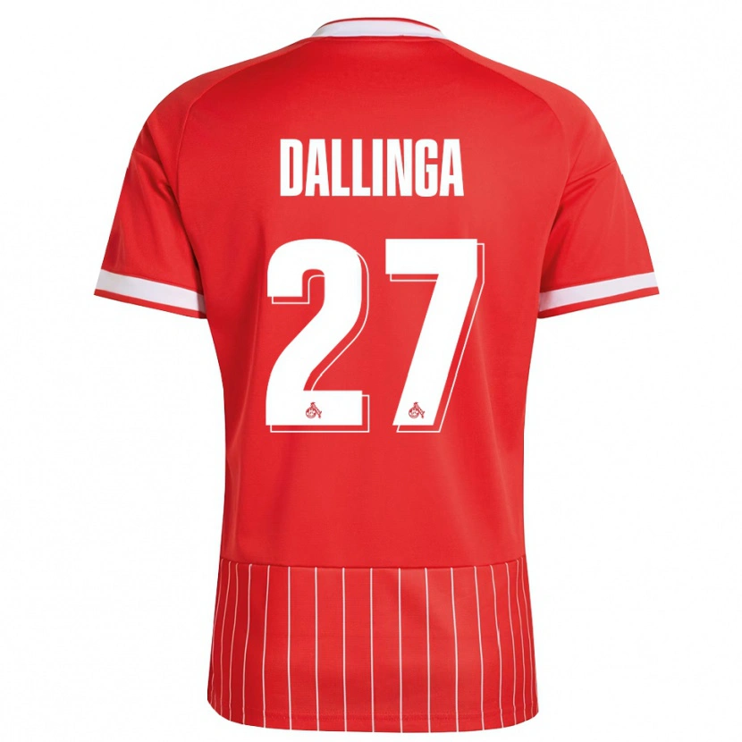 Danxen Niño Camiseta Thijs Dallinga #27 Verde Rojo Blanco 2ª Equipación 2026/27 La Camisa