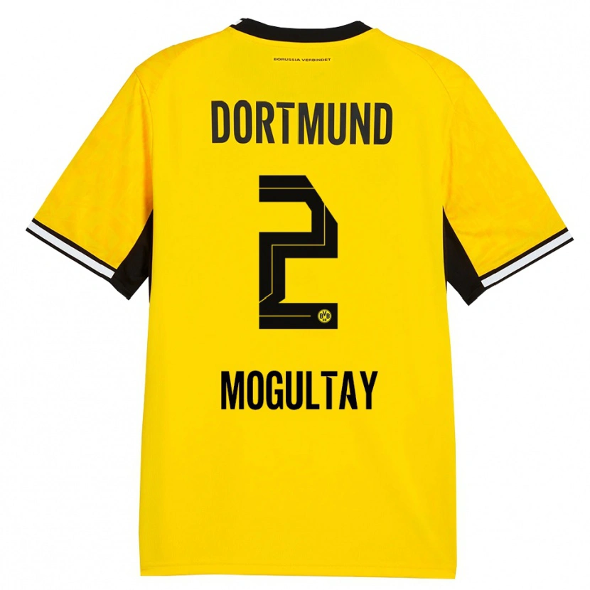 Danxen Niño Camiseta Baran Mogultay #2 Amarillo Negro Blanco 1ª Equipación 2026/27 La Camisa
